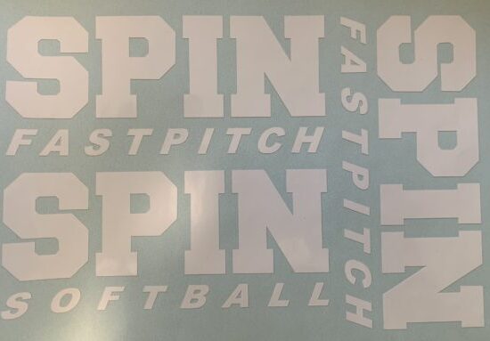 SPIN Vinyl Sticker